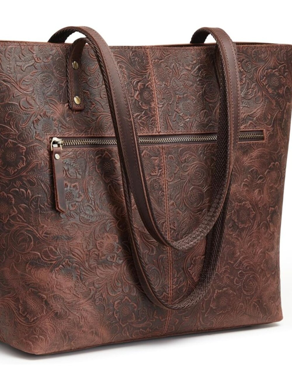 Leather Tote Bag for Women Large Work Totes Designer Handbags